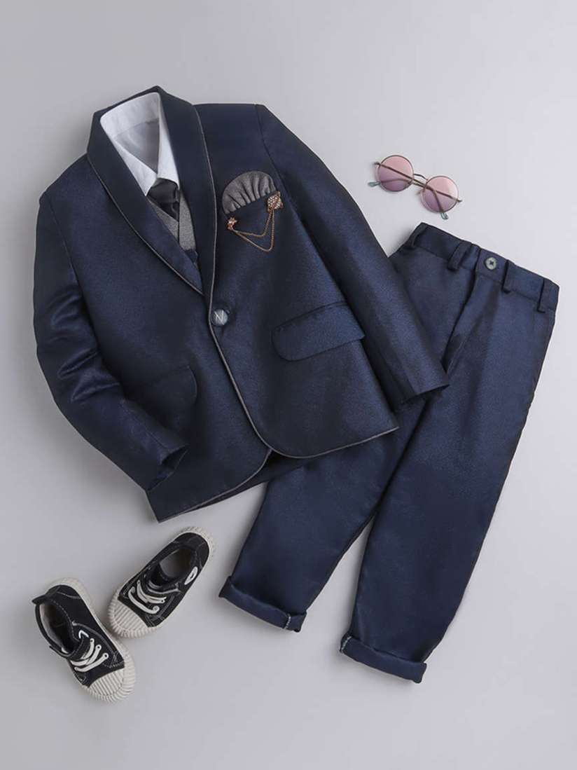Buy DKGF FASHION Boys Single Breasted 5 Piece Suit Suits for Boys 21217308 Myntra