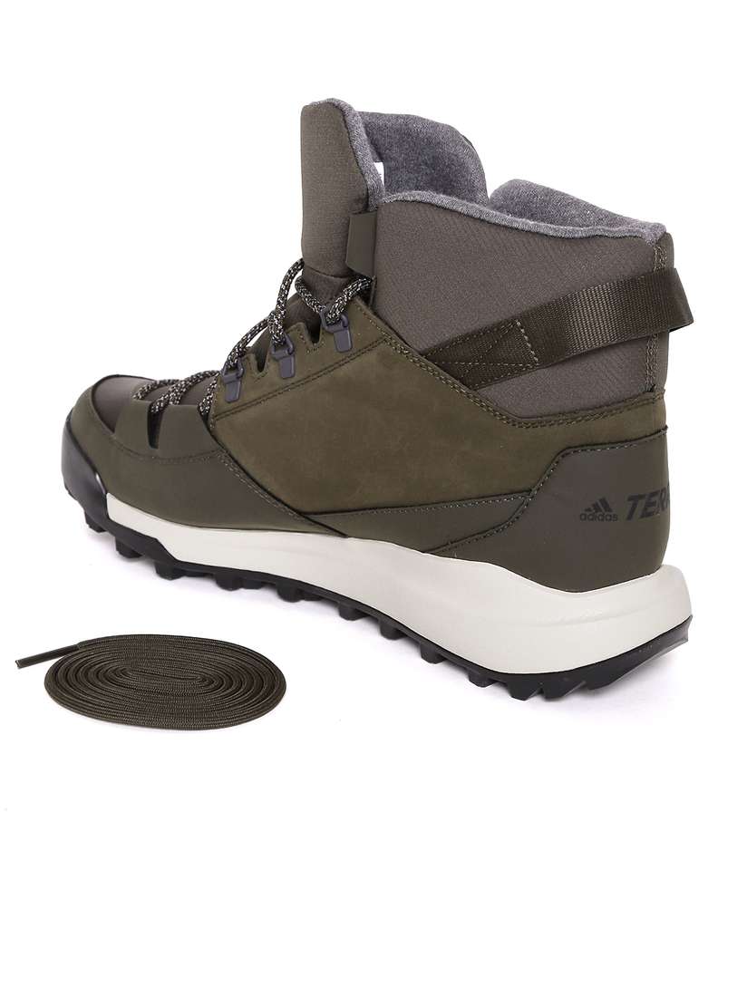 Buy ADIDAS Men Olive Green Terrex Winterpitch ClimaWarm ClimaProof Nubuck  Leather Outdoor Shoes - Sports Shoes for Men 2122225 | Myntra