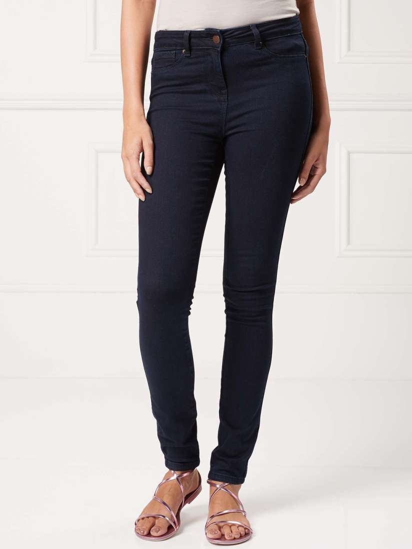 Buy next Women Navy Blue Skinny Fit Mid Rise Clean Look Jeans Jeans for Women 2122334 Myntra