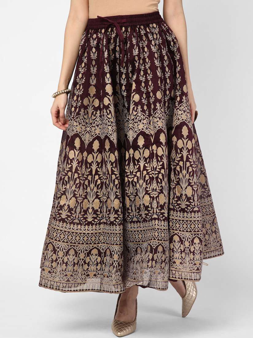Myntra ethnic long skirts online