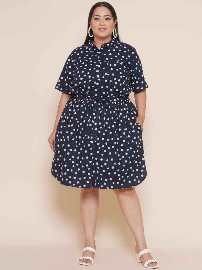Buy Kiaahvi by JOHN PRIDE Plus Size Linen Shirt Dress Dresses for Women 21225306 Myntra