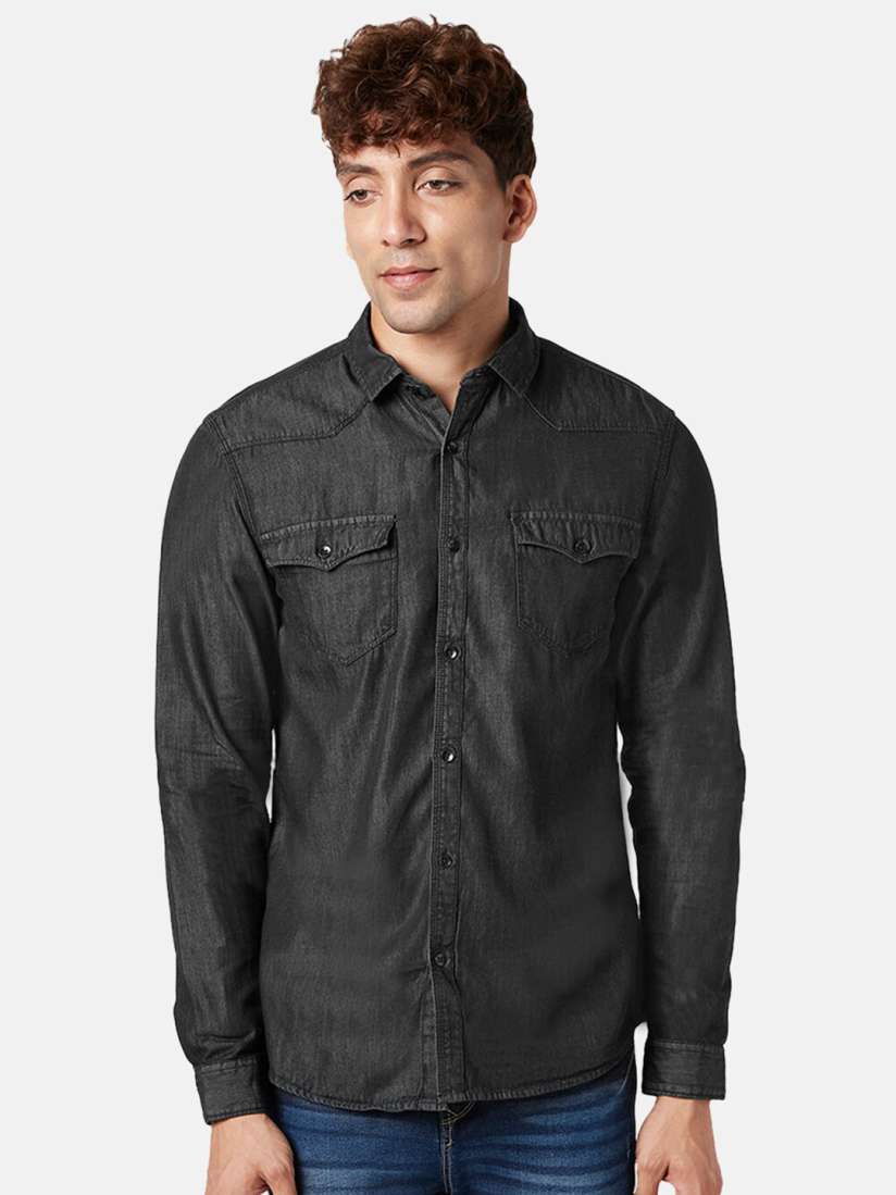 Sf jeans by pantaloons men's shirt cheap