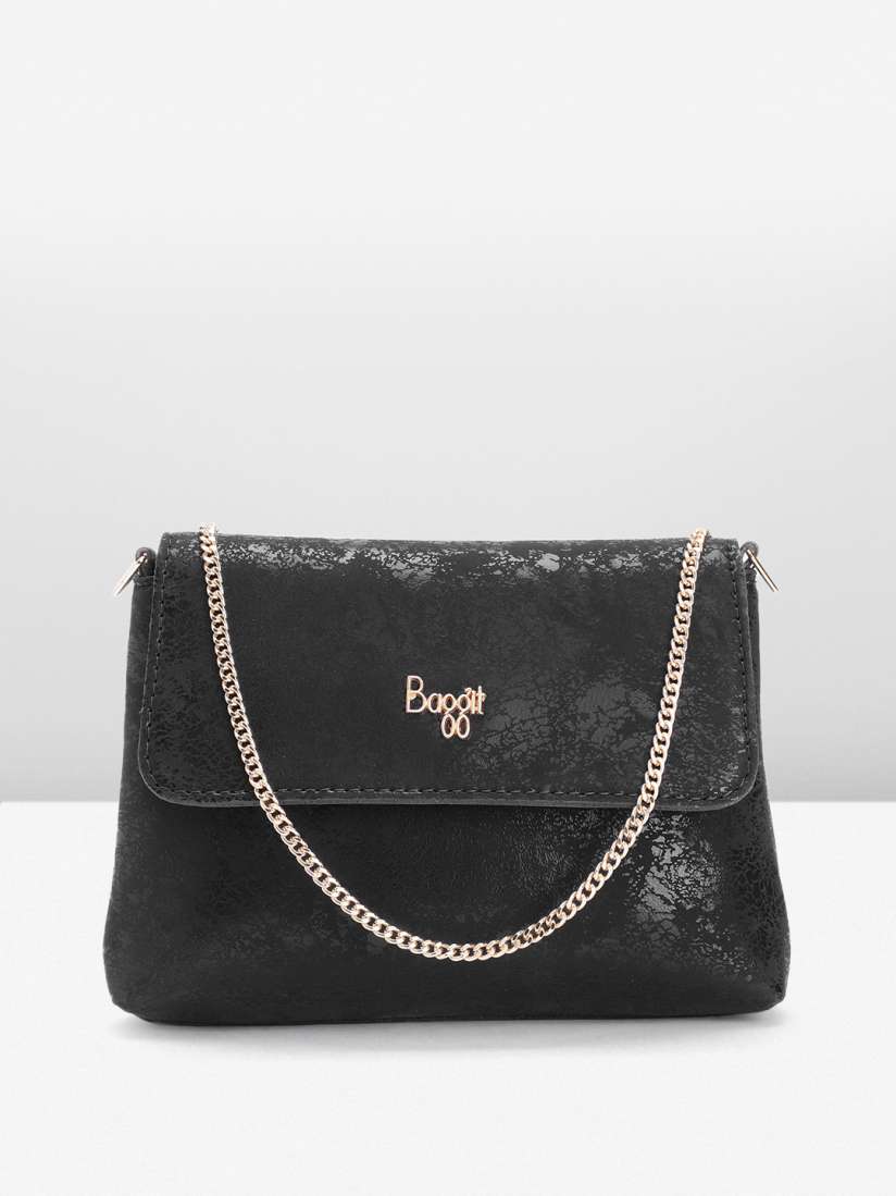 Buy Baggit Textured Foldover Clutch with Detachable Strap Clutches for Women 21239002 Myntra