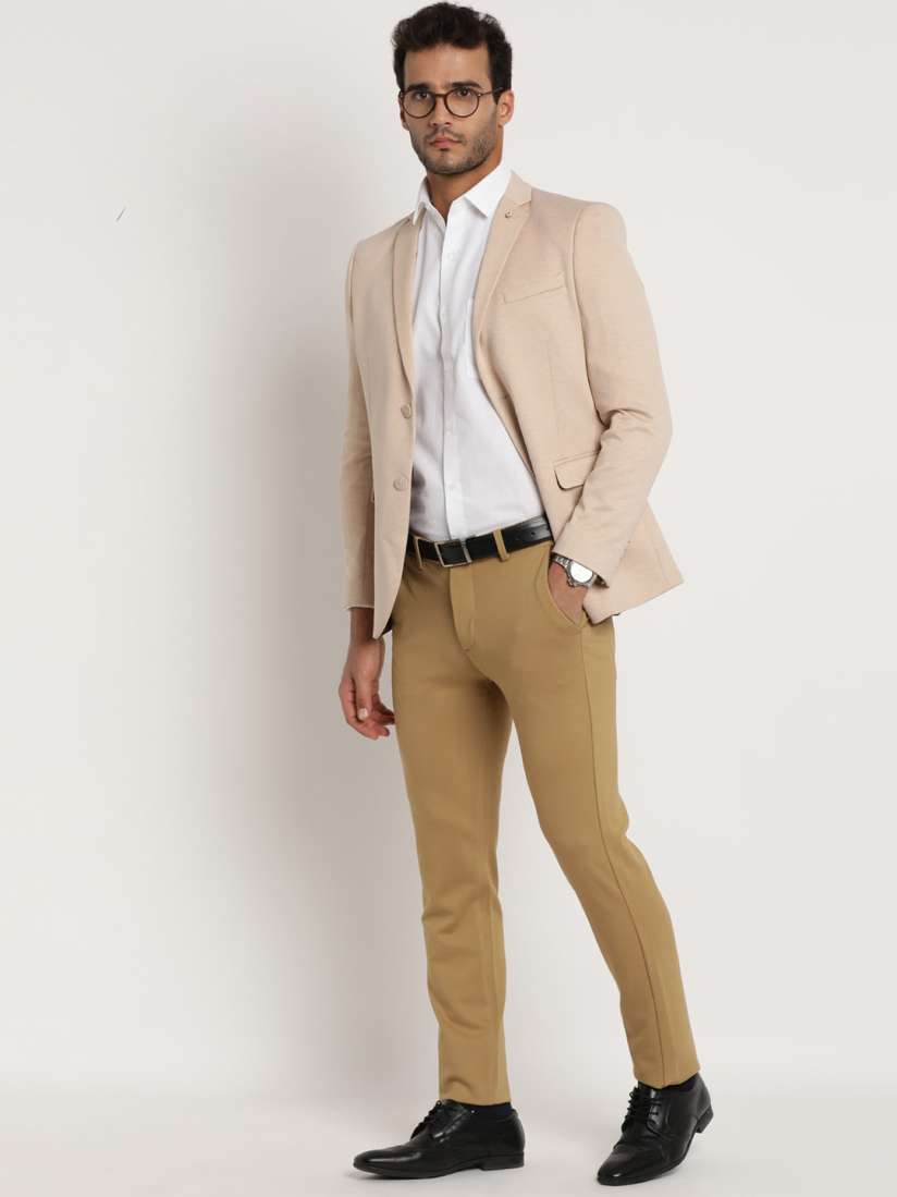 Buy Turtle Men Self Design Cotton Knitted Single Breasted Casual Blazer Blazers for Men 21241712 Myntra