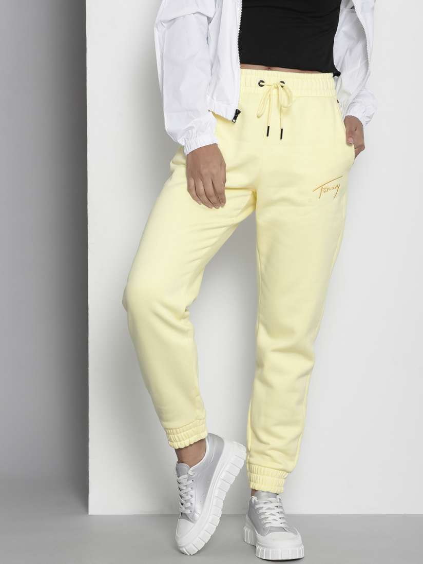 Buy Tommy Hilfiger Women Solid Joggers Track Pants for Women 21242928 Myntra