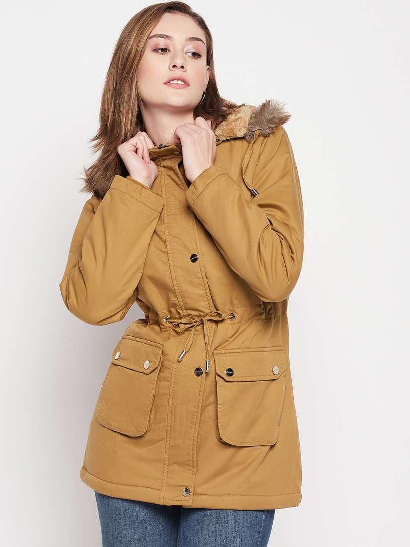 Lightweight hooded parka womens hot sale