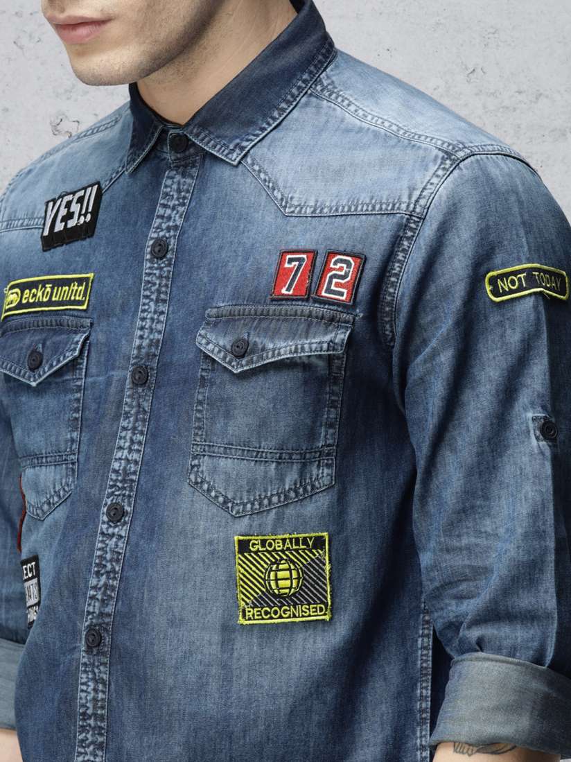 Ecko unltd denim shirts 2025