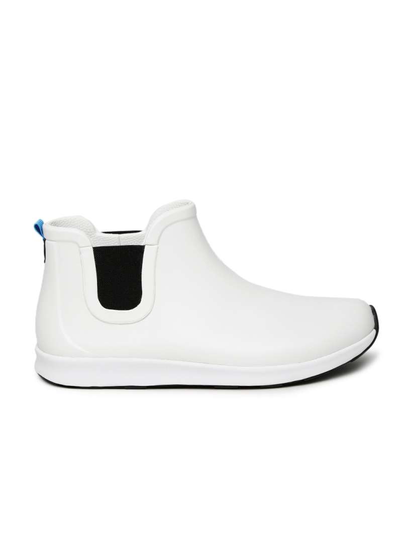 Buy native shoes Unisex White Apollo Rain Flat Boots Boots for Unisex 2124604 Myntra