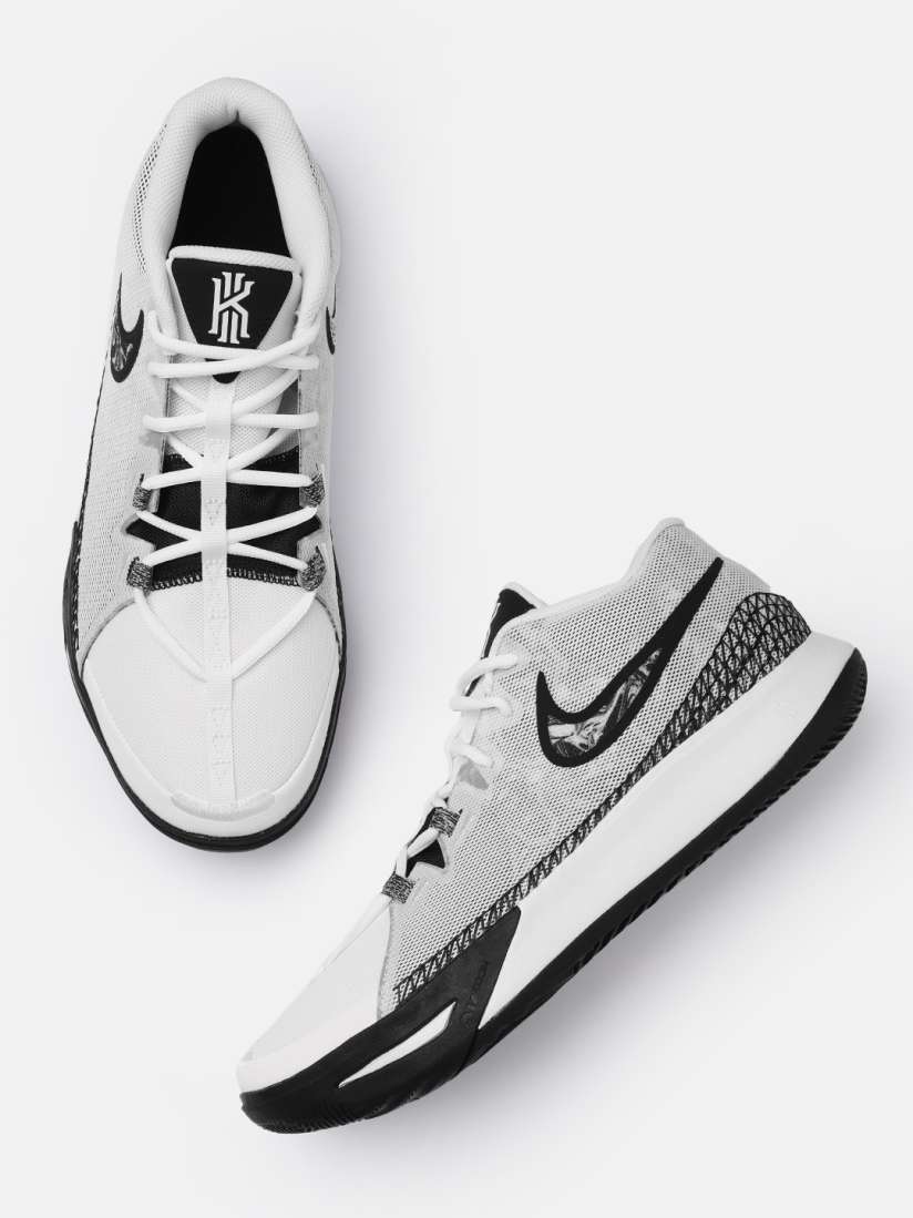 White kyrie basketball shoes clearance