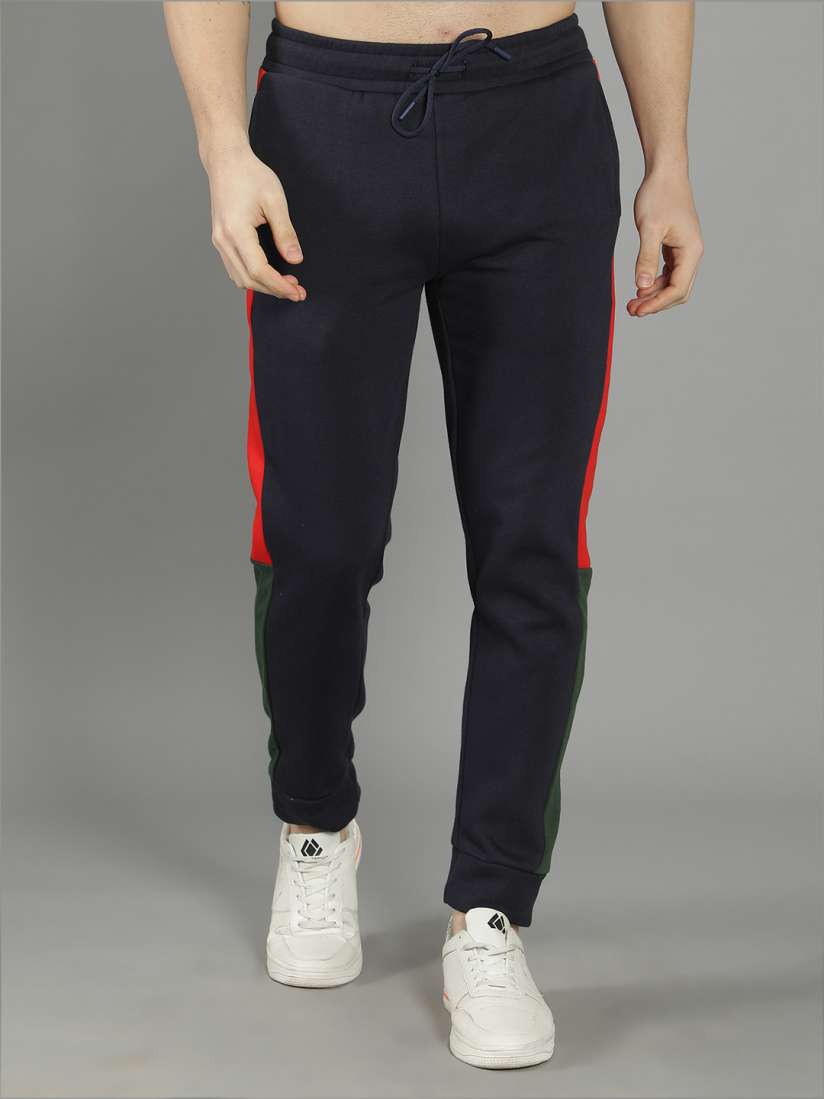 Buy Nimble Men Colourblocked Joggers Track Pants for Men 21266544 Myntra