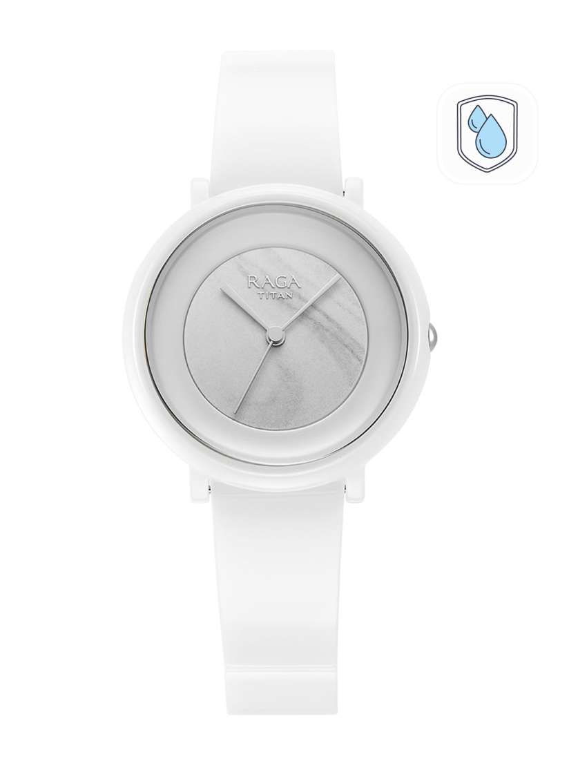 Titan white ceramic watches for ladies cheap