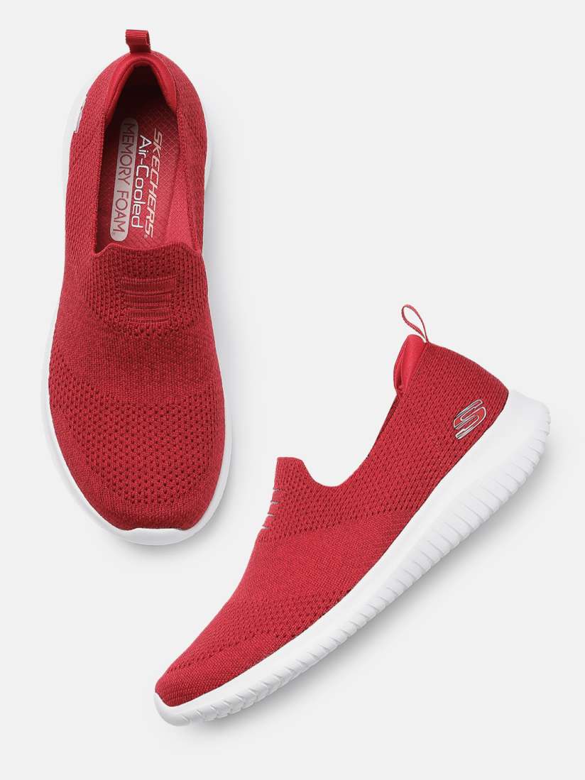 Skechers womens red sneakers top
