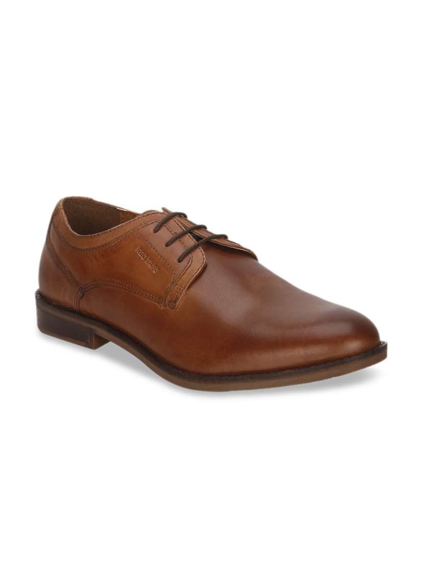 Buy Red Tape Men Tan Brown Leather Formal Shoes Formal Shoes for Men 2128374 Myntra