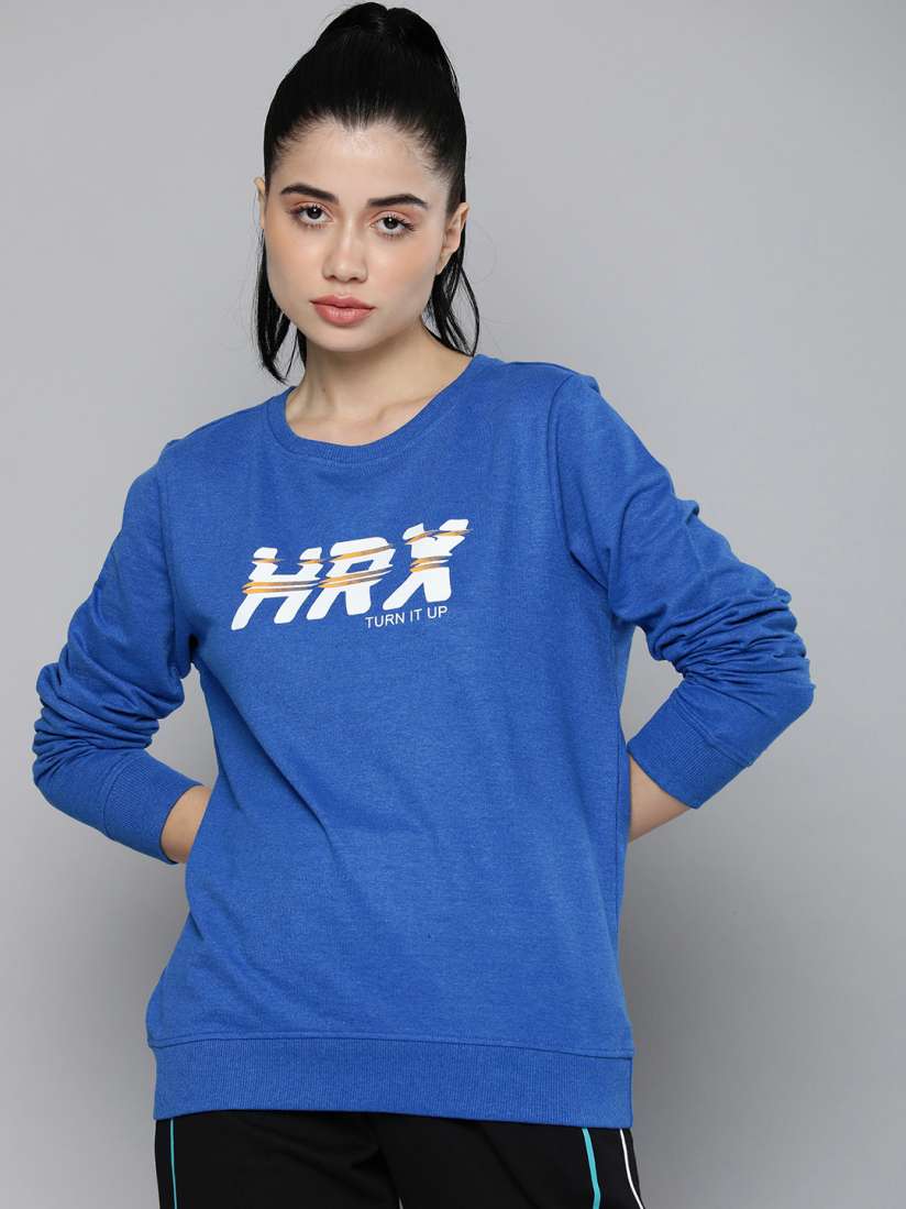 Buy HRX by Hrithik Roshan Women Printed Sweatshirt Sweatshirts for Women 21286794 Myntra