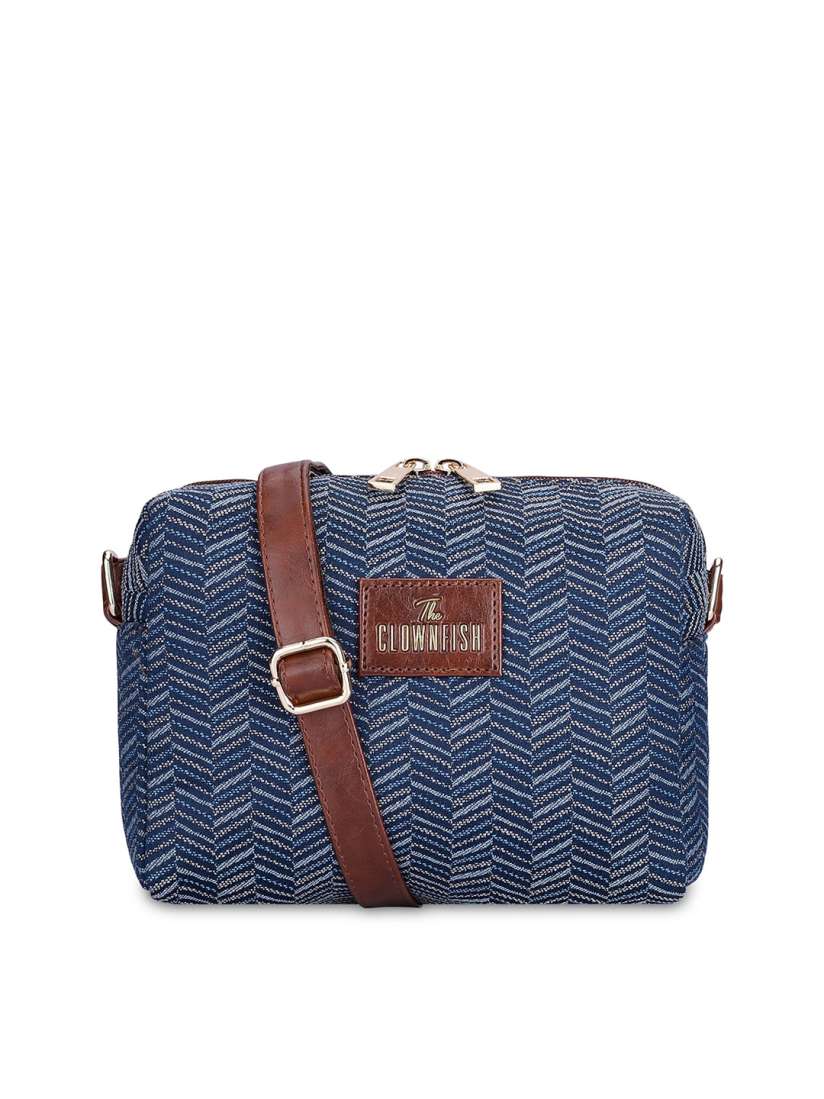 Buy THE CLOWNFISH Textured Structured Cotton Sling Bag Handbags for Women 21290776 Myntra