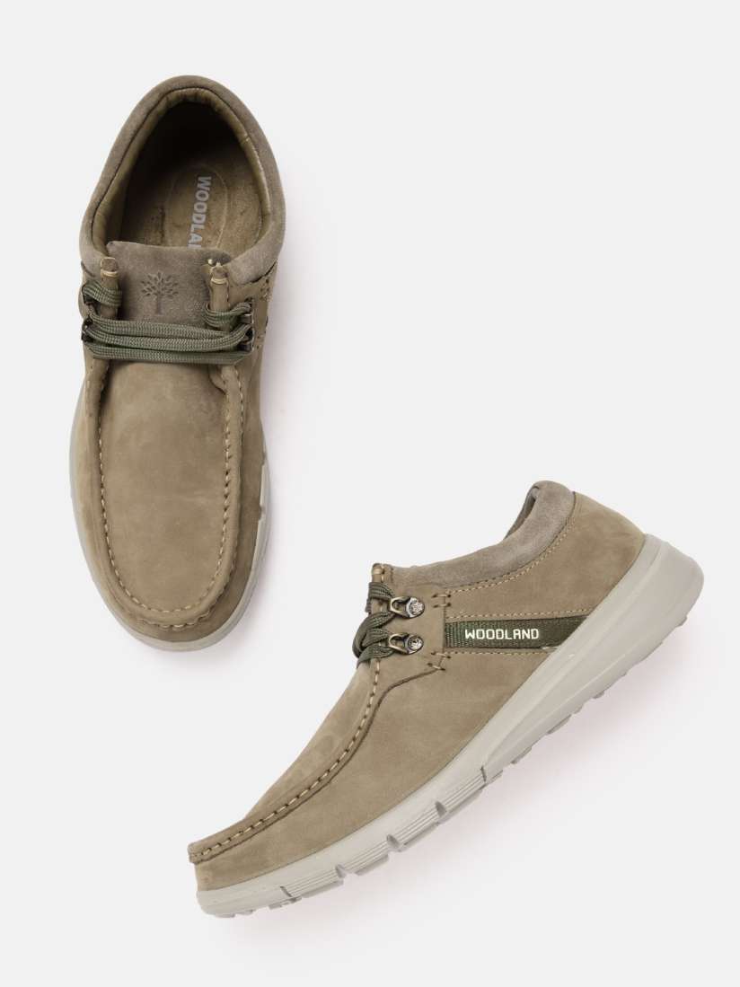 Buy Woodland Men Nubuck Leather Derbys Casual Shoes for Men 21295550 Myntra