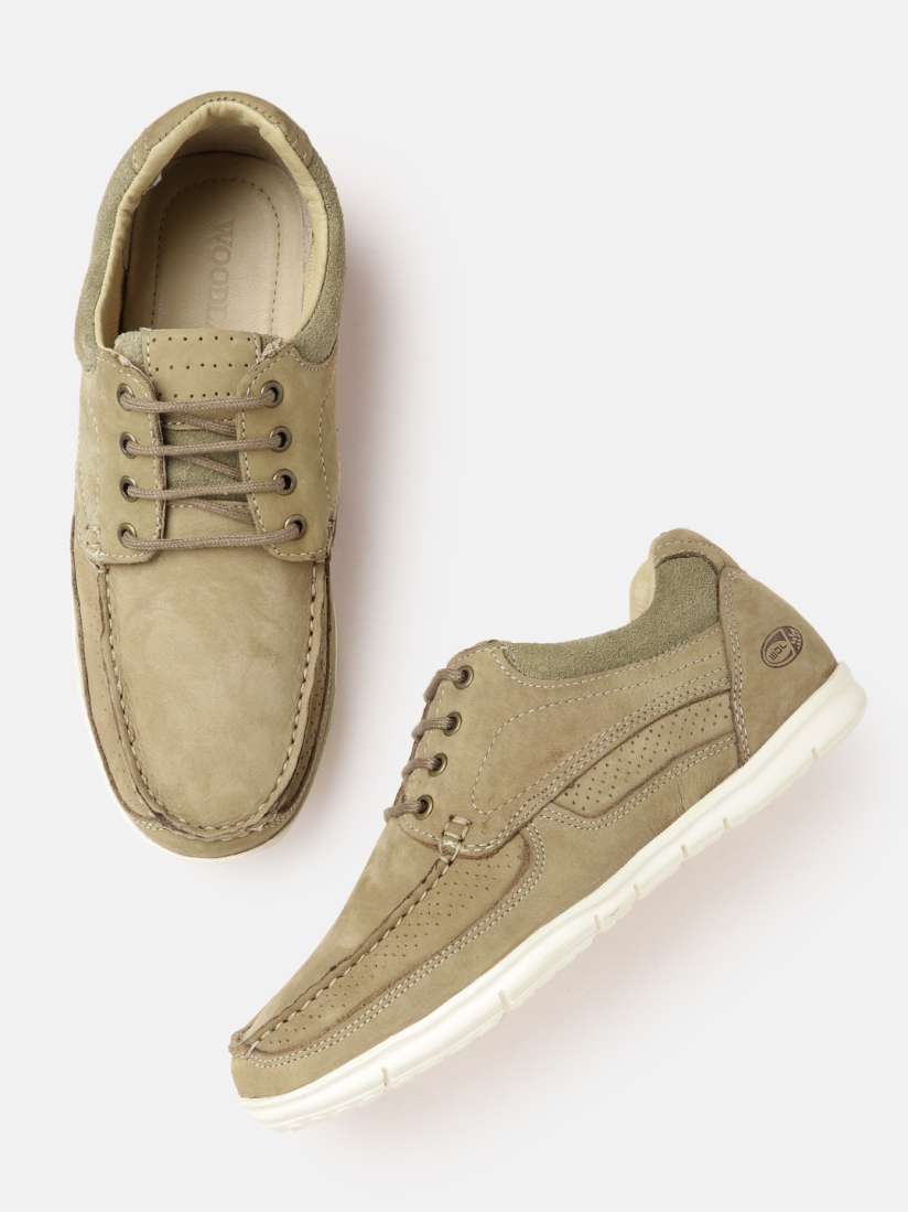 Buy Woodland Men Round Toe Perforated Leather Derbys Formal Shoes for Men 21295888 Myntra