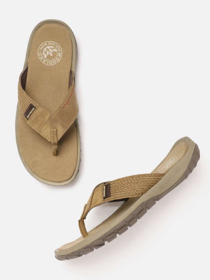 Woodland flip flops myntra discount