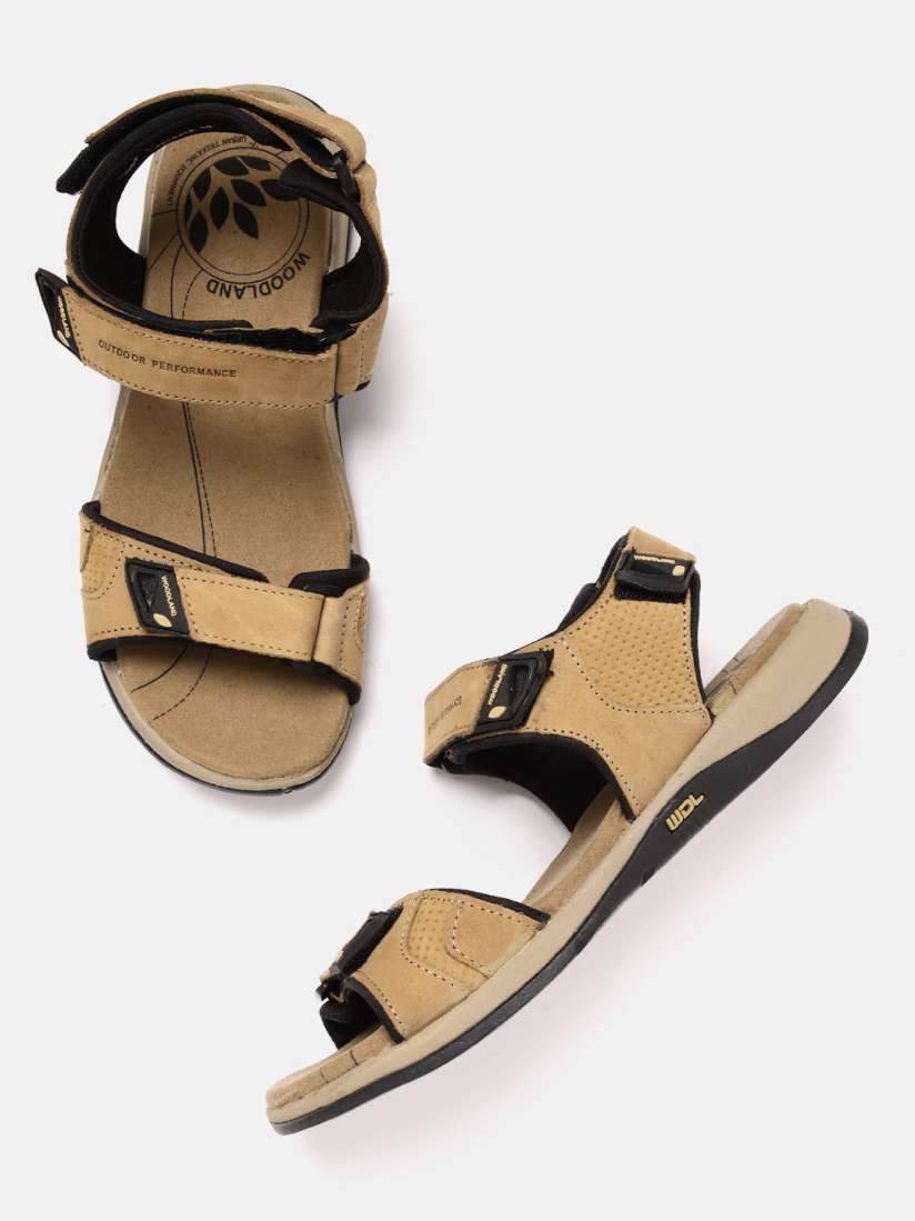 Buy Woodland Men Nubuck Leather Comfort Sandals Sandals for Men 21296100 Myntra