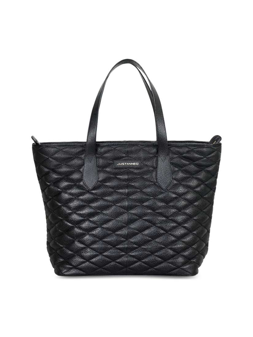 Buy Justanned Black Quilted Shoulder Bag Handbags for Women 2129940 Myntra
