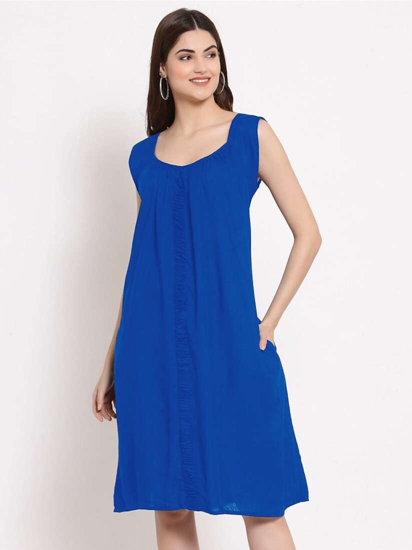 Cotton gown myntra hotsell