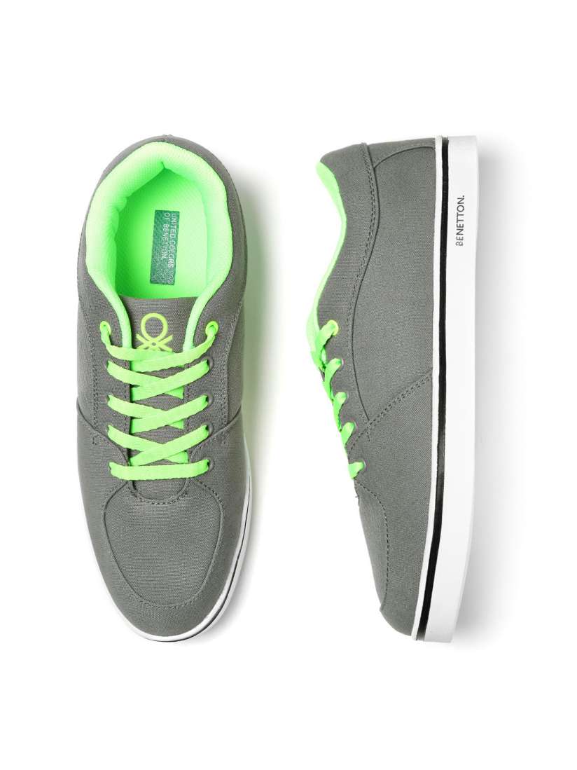 United colors of benetton grey sneakers sale