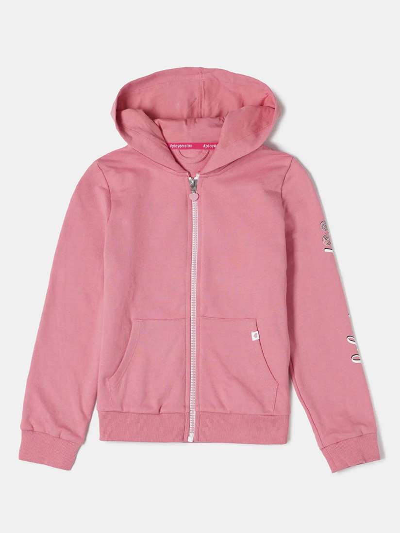 Buy Jockey Girls Super Combed Cotton Printed Relaxed Fit Full Sleeve Hoodie Jacket AG20 Sweatshirts for Girls 21312778 Myntra
