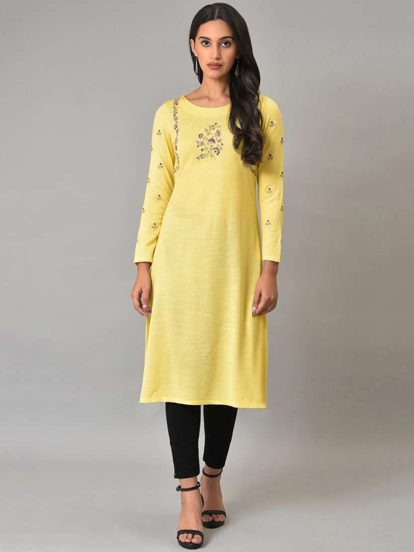 W acrylic kurta hot sale