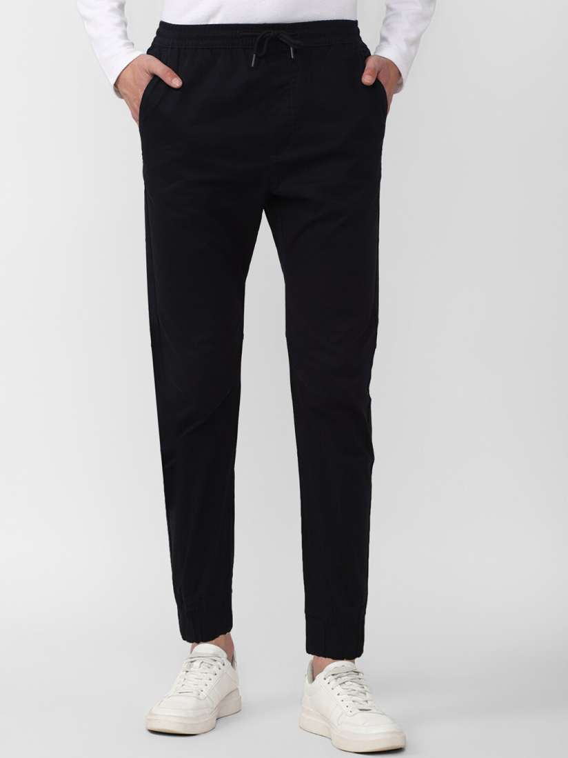 Buy Peter England Casuals Men Slim Fit Cotton Joggers Trousers for Men 21318708 Myntra