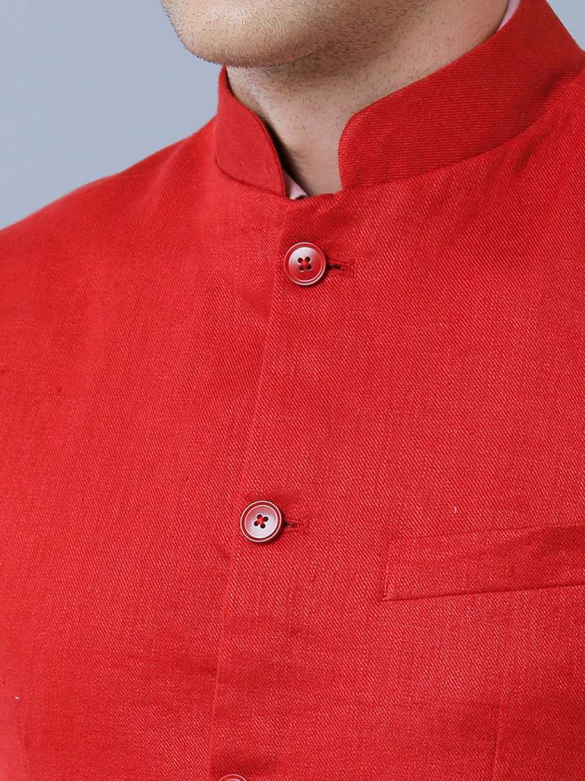 Linen club nehru jacket store