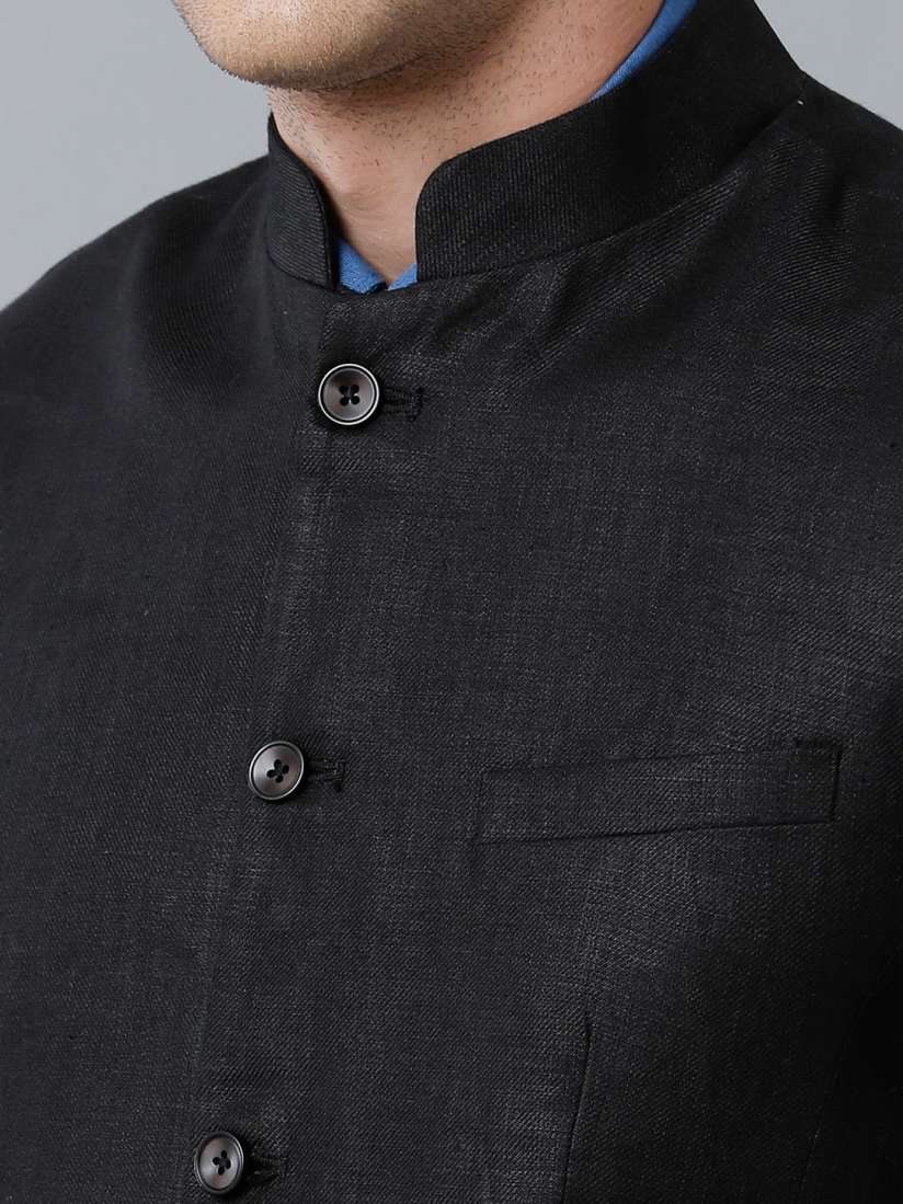 Linen club nehru jacket on sale