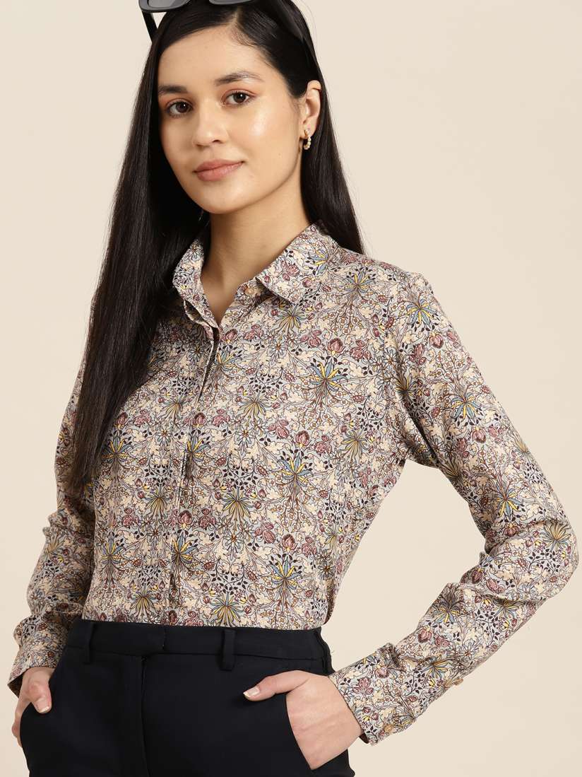 Buy Hancock Women Premium Floral Printed Formal Shirt Shirts for Women 21323408 Myntra