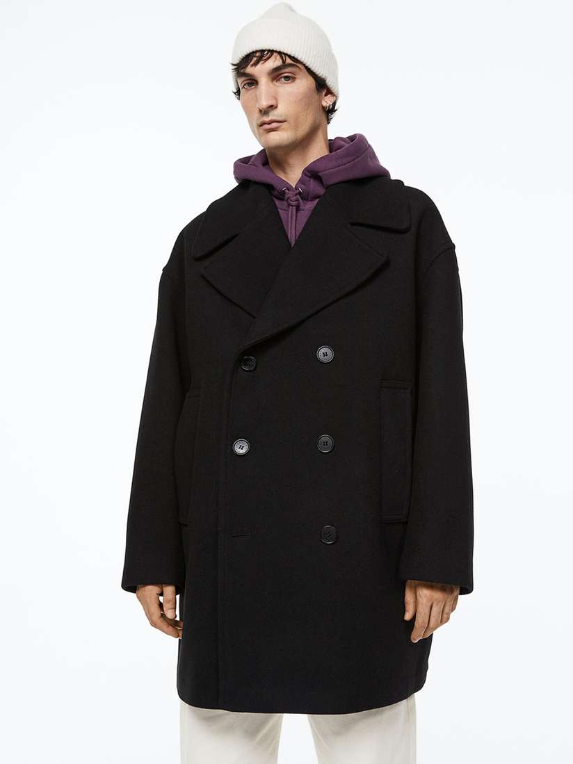 Pea Coat Hm Coat Men Mens Peacoat H&m Clearance