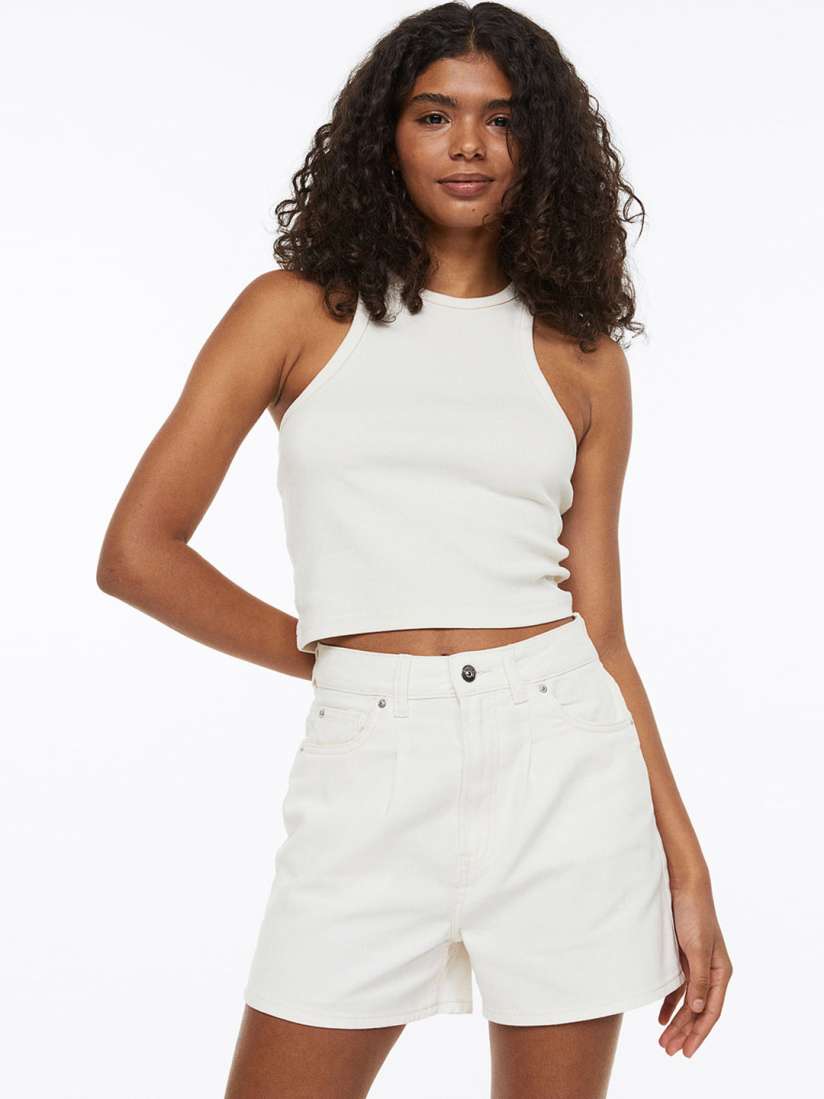 Buy H M Woman Twill shorts Shorts for Women 21326006 Myntra
