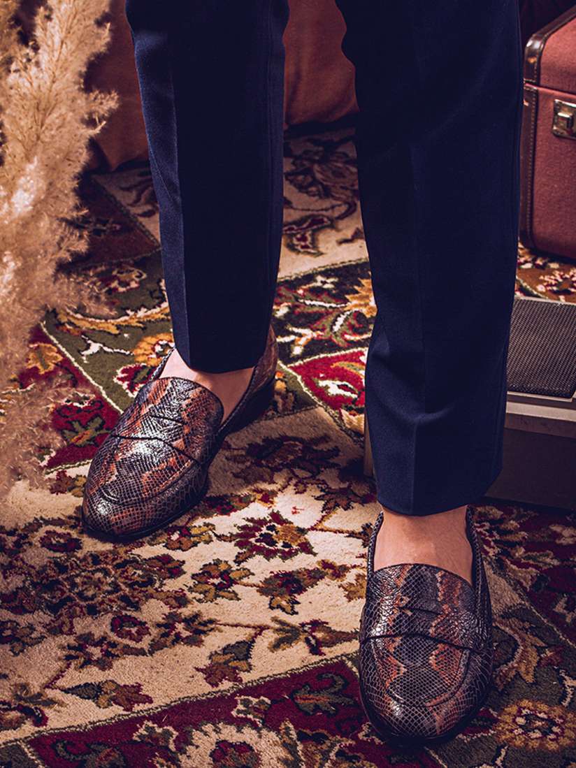 Buy Saint G Men Printed Leather Loafers Casual Shoes for Men 21337316 Myntra