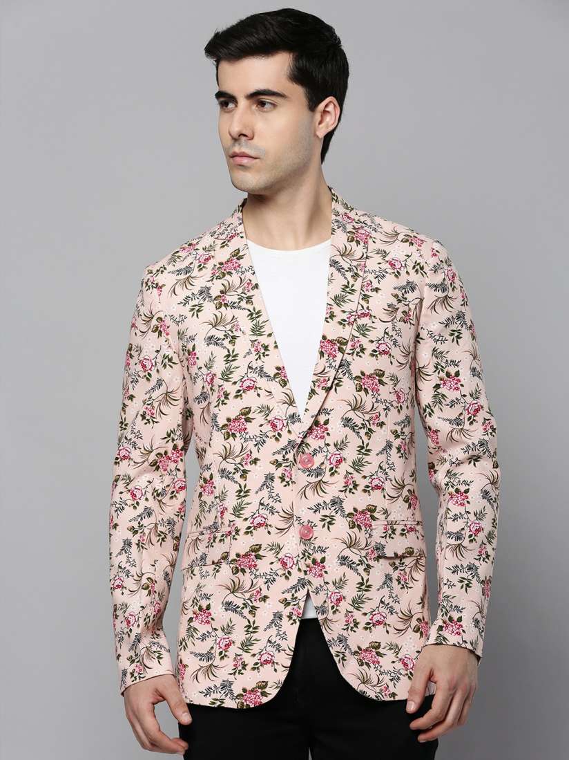 Men's floral blazers cheap