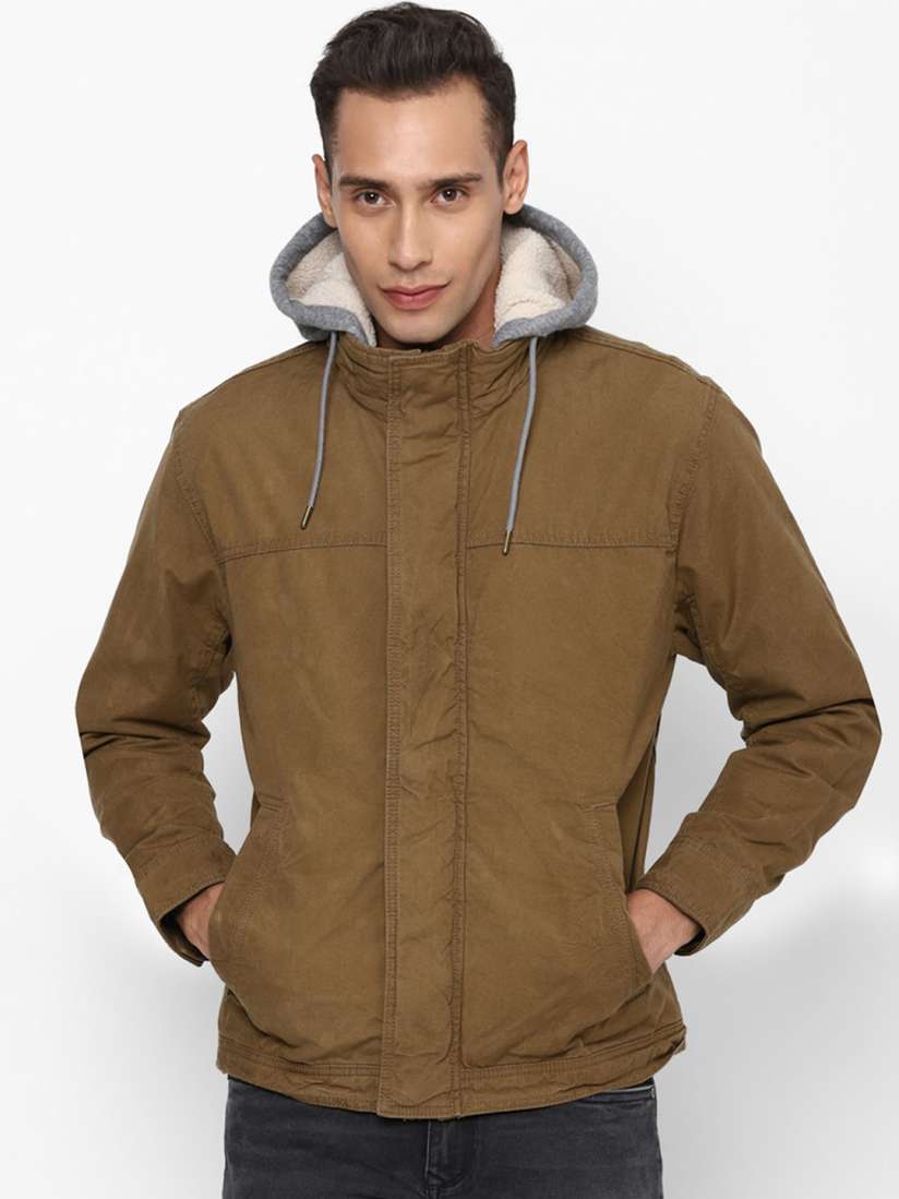 Buy AMERICAN EAGLE OUTFITTERS Men Hooded Cotton Tailored Jacket Jackets for Men 21342138 Myntra