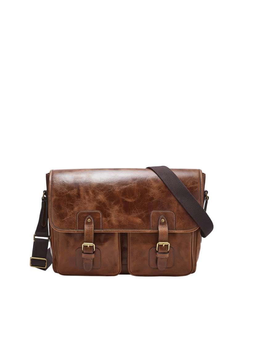Buy Fossil Men Leather Messenger Bag Messenger Bag for Men 21342950 Myntra