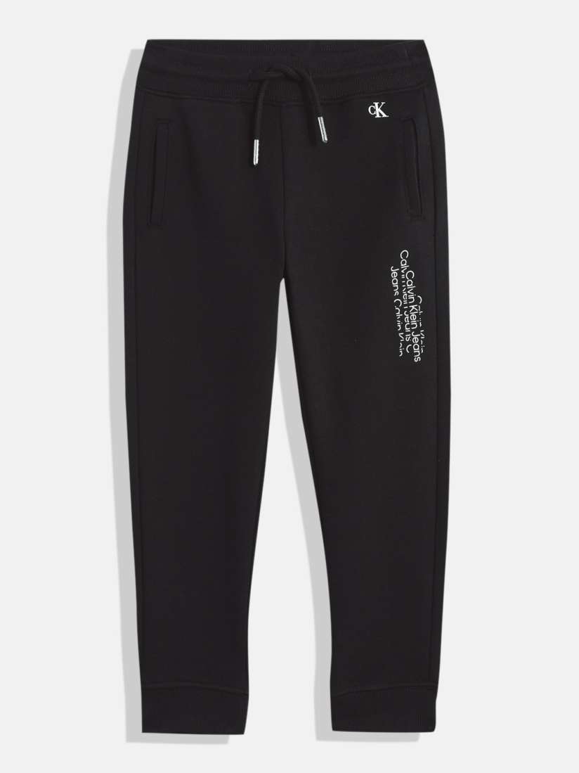 Buy Calvin Klein Boys Brand Logo Printed Pure Cotton Joggers Track Pants for Boys 21343424 Myntra