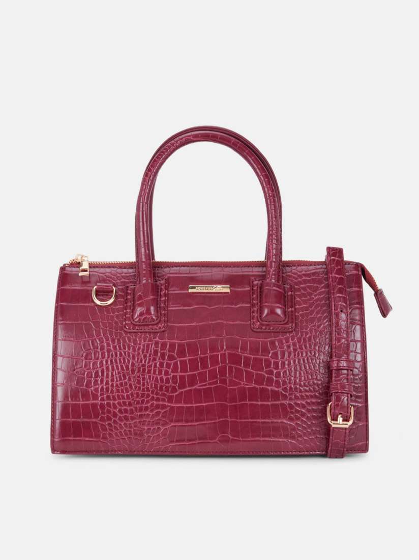 Buy Forever Glam by Pantaloons PU Structured Handheld Bag Handbags for Women 21357410 Myntra