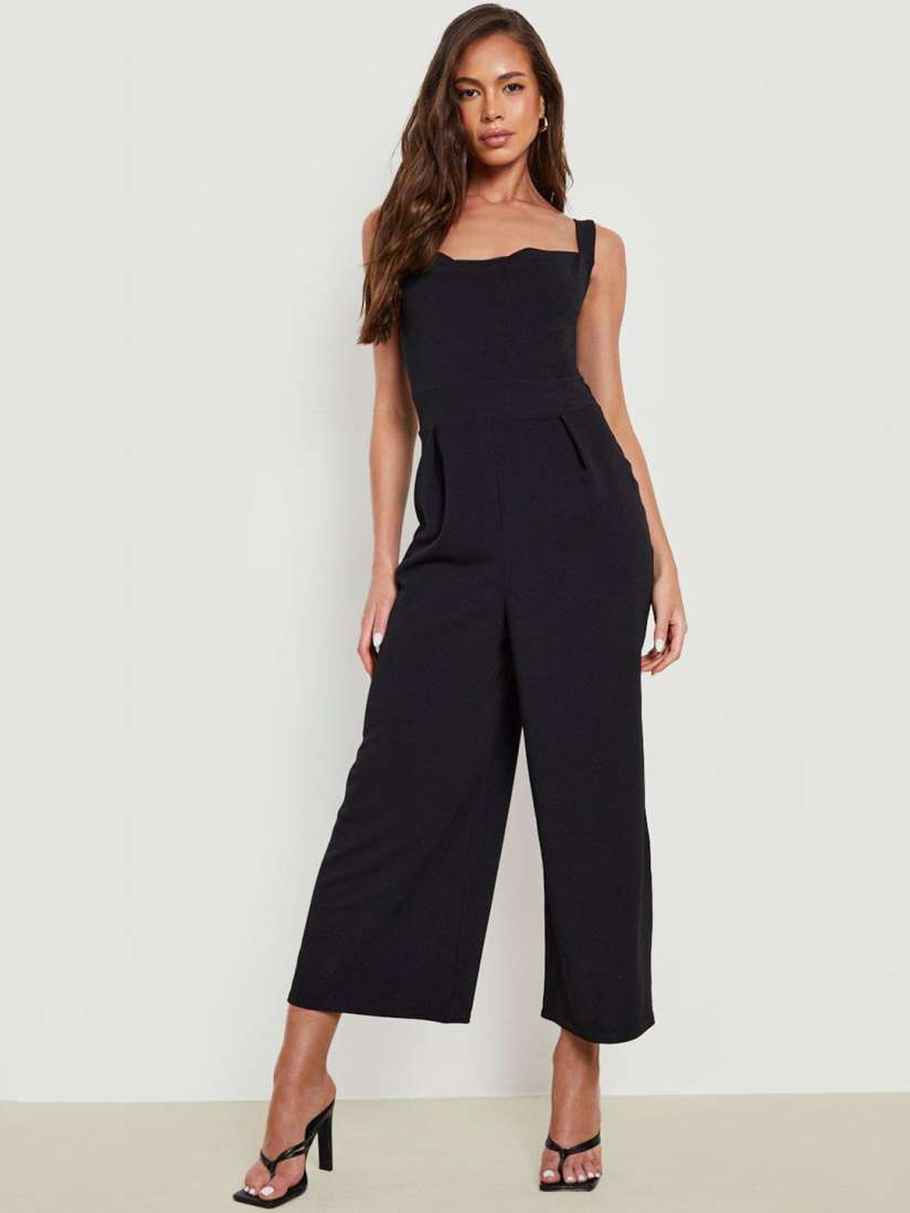 Buy Boohoo Shoulder Strap Jumpsuit Jumpsuit for Women 21359994 Myntra