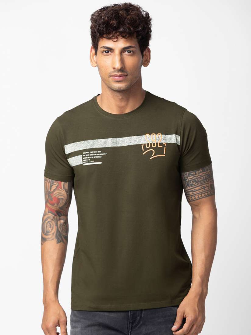 Spykar t shirts myntra shop