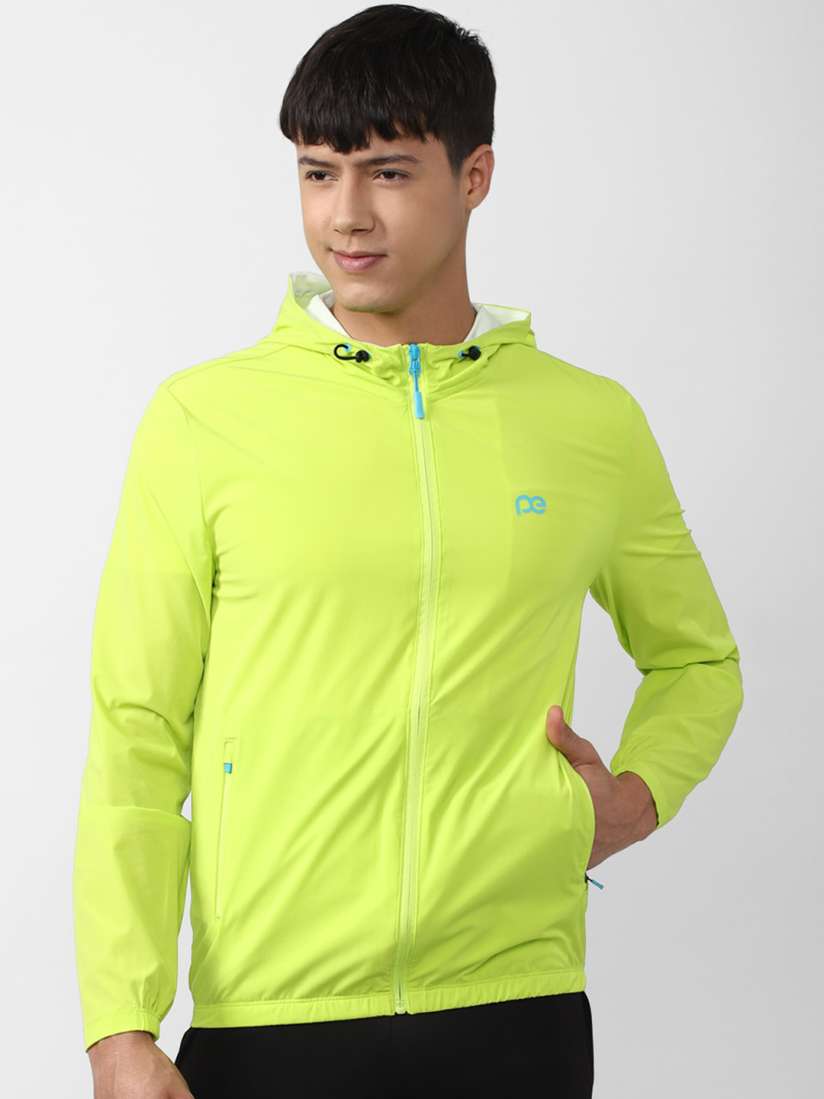 Peter england green jacket on sale