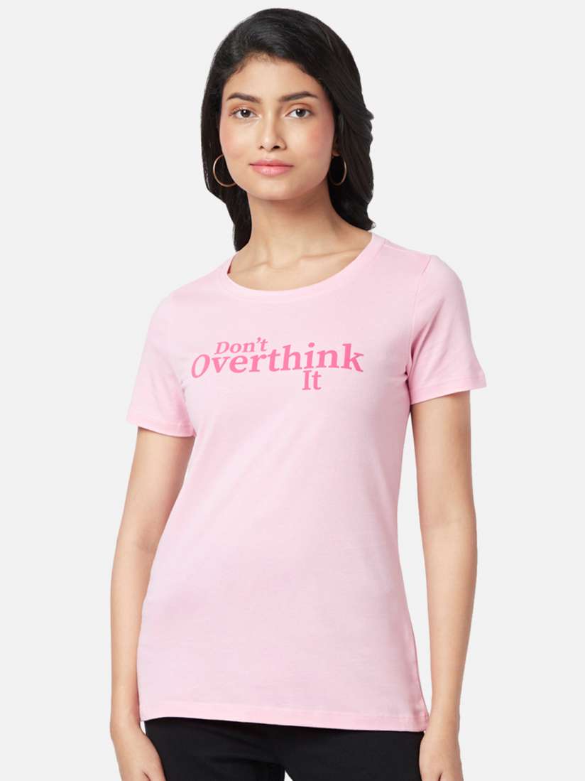 Buy Honey by Pantaloons Women Printed Polo Collar Cotton T shirt Tshirts for Women 21364958 Myntra