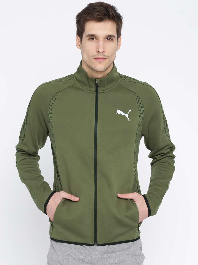 Olive green track jacket hotsell