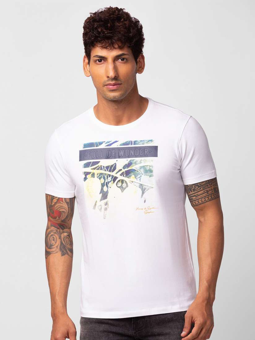 Spykar t shirts myntra online