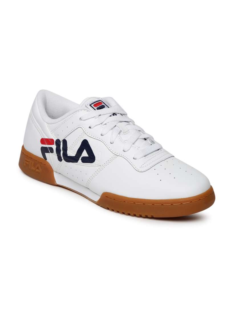 Buy FILA Men White ORIGINAL FITNESS LOGO Sneakers Casual Shoes for Men 2137362 Myntra