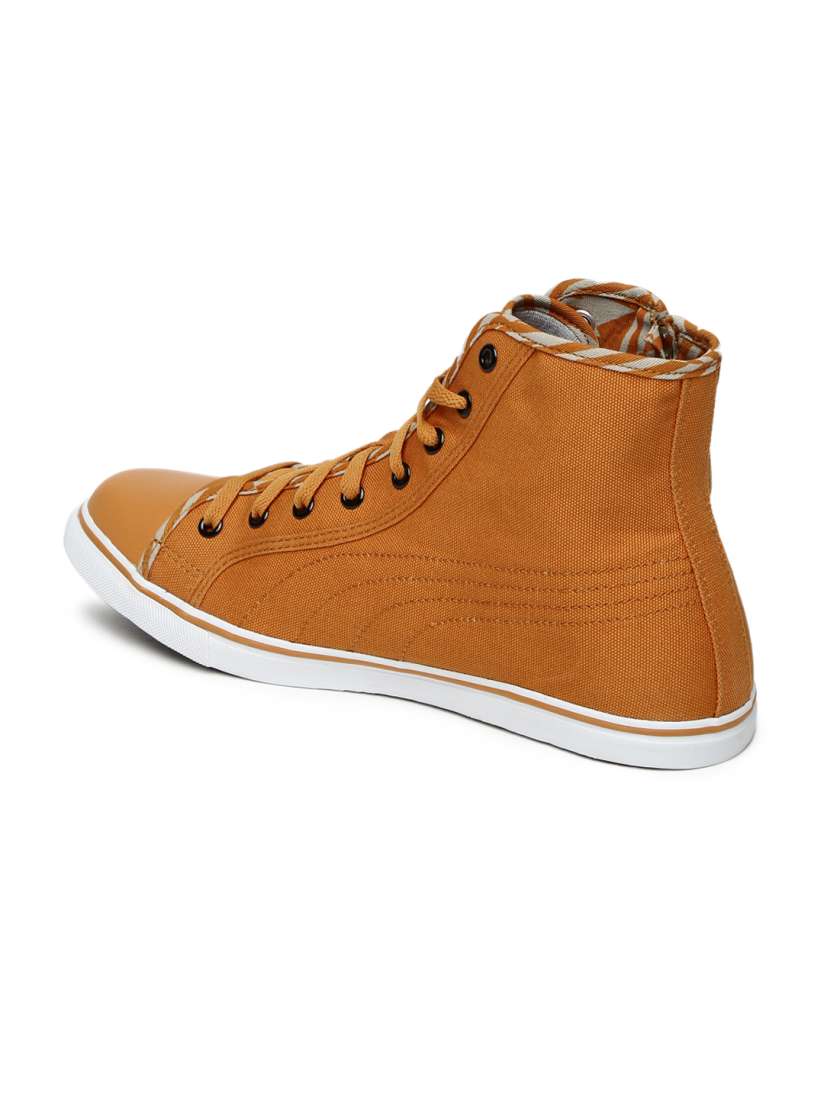 Buy Puma Men Mustard Yellow Streetballer Mid Zipper Sneakers Casual Shoes for Men 2137451 Myntra