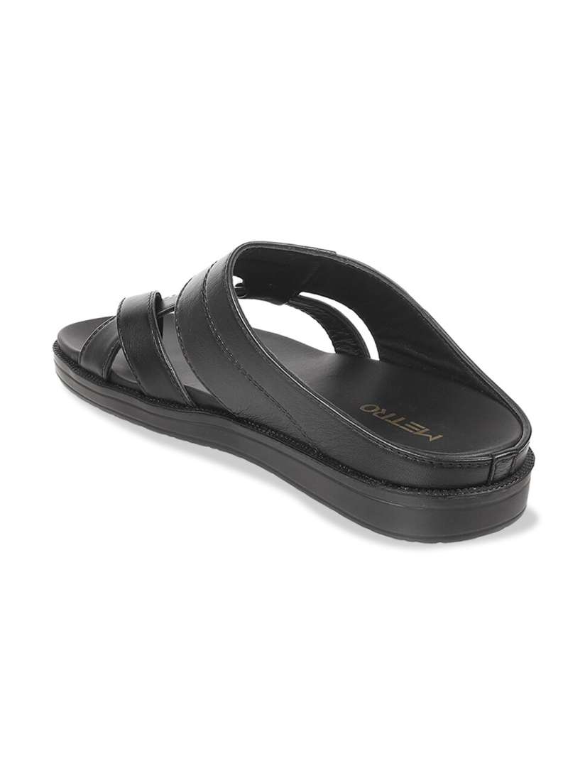 Buy Metro Men Leather Comfort Sandals Sandals for Men 21379722 Myntra