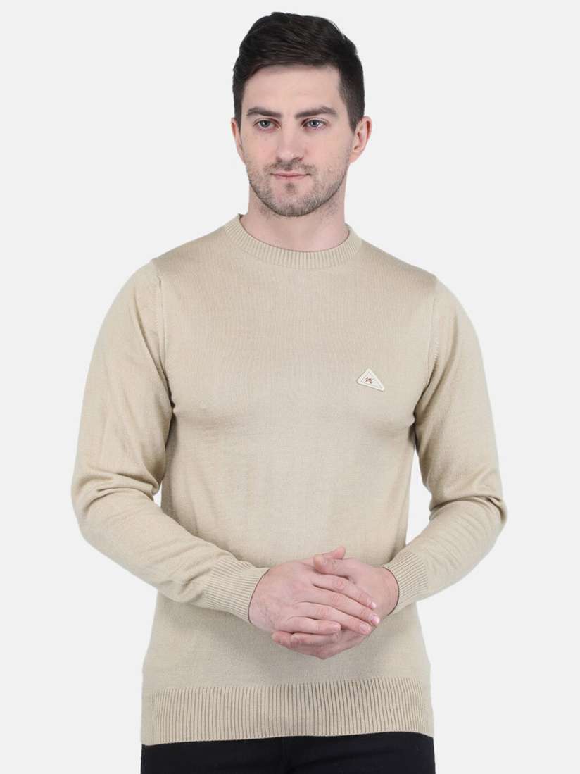 Monte Carlo Printed Turtleneck Mens Buy Monte Carlo Cream Regular